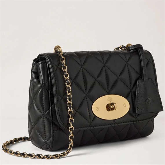 Mulberry Lily Black Quilted Nappa 